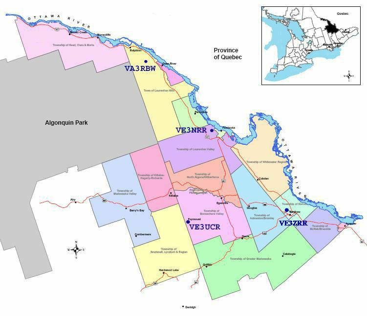Repeater Coverage Map